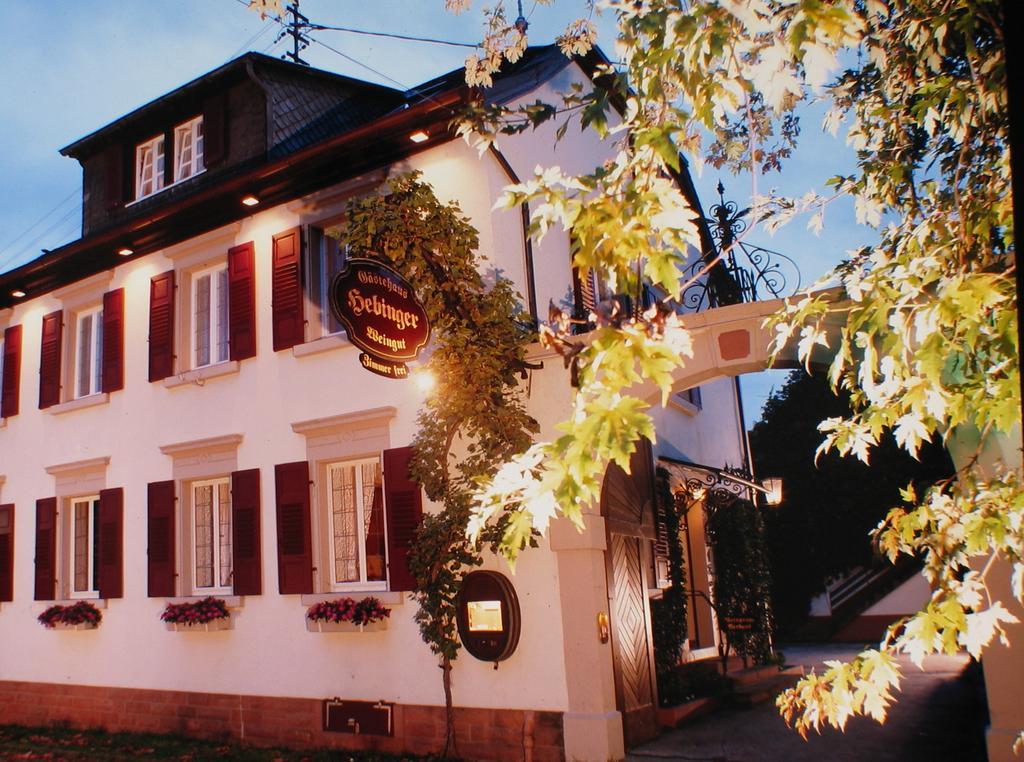 Gaestehaus Hebinger Am Schlosspark Deidesheim Exteriér fotografie